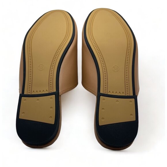 Vertundy Women's Mules Low Heel Flats Leather Slip On Backless Sandals Lady Work - Picture 6 of 7